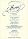 Romantic Script Menu Cards Image 18 of 18